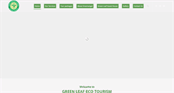 Desktop Screenshot of greenleafeco-tourism.com